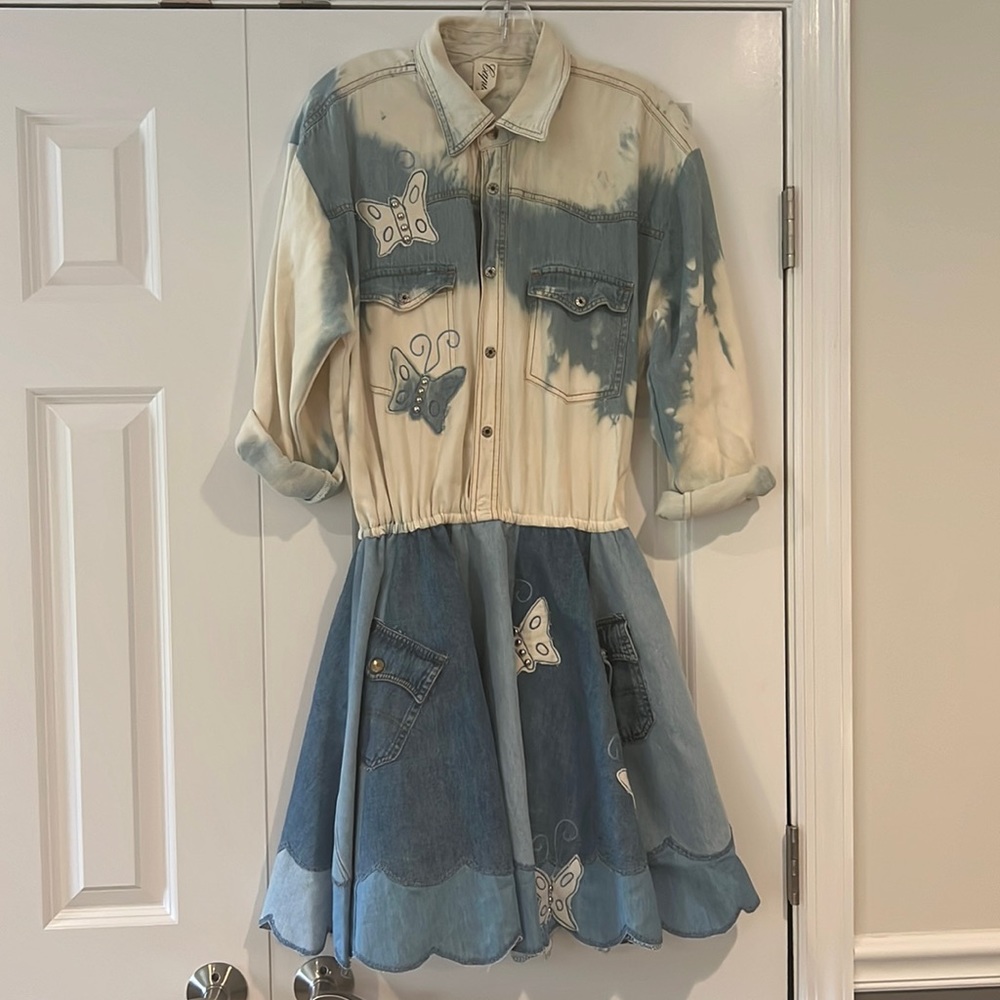 Denim Butterfly Dress